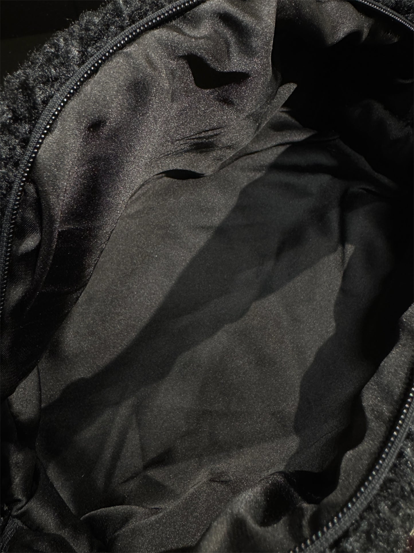 Black Bouclé Beauty Pouch