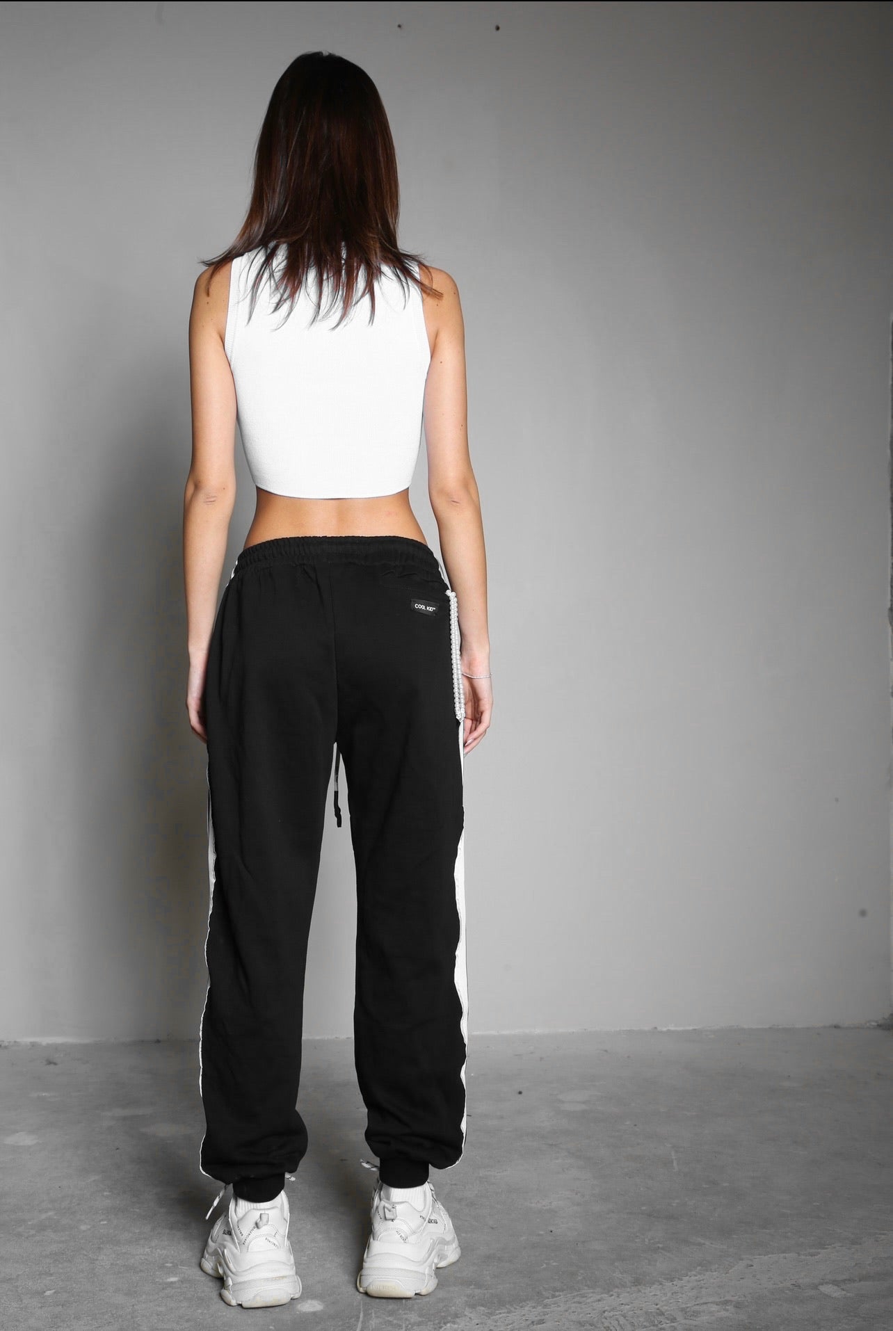 Reflective tape sweatpants