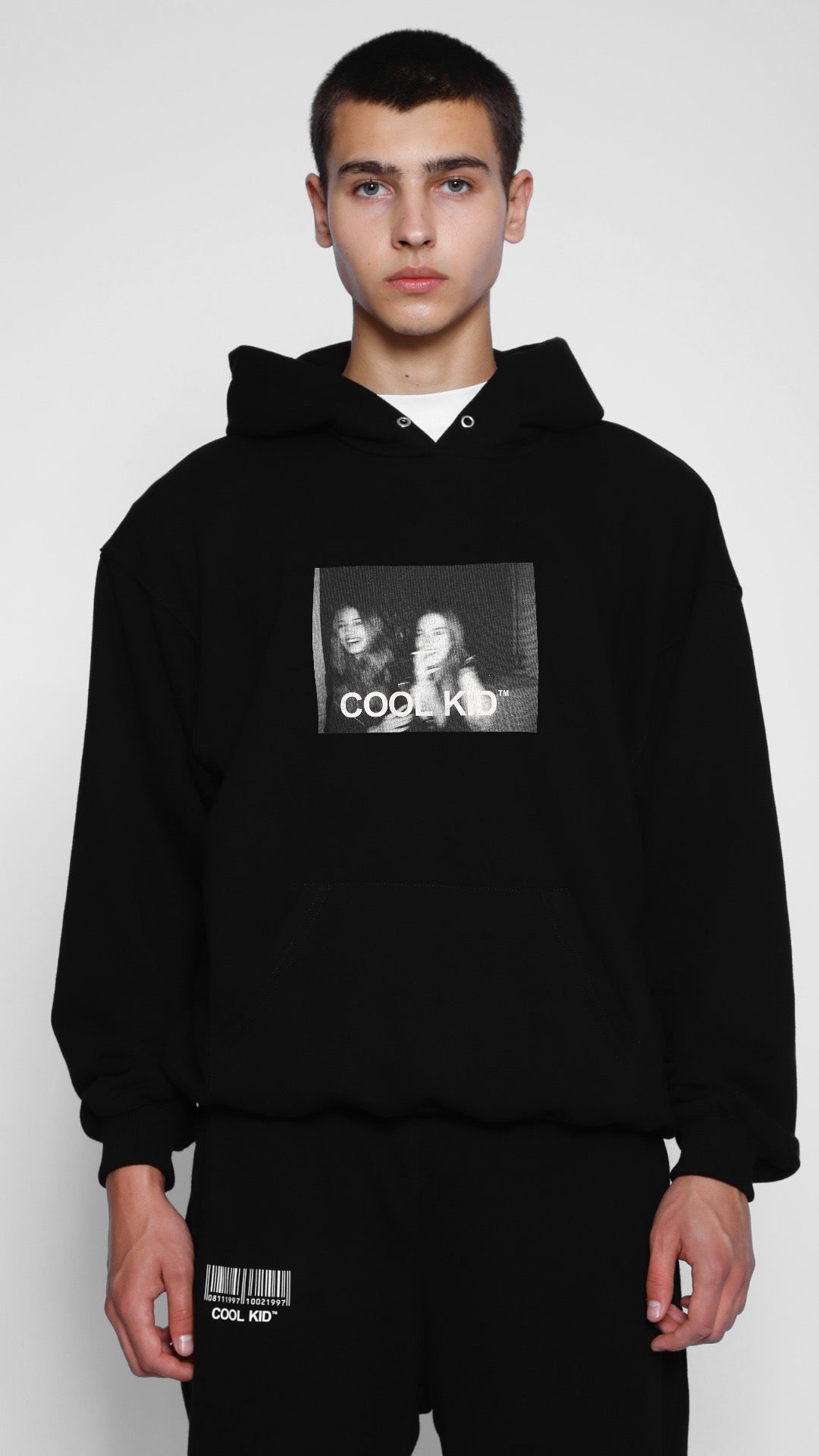 She and her hoodie