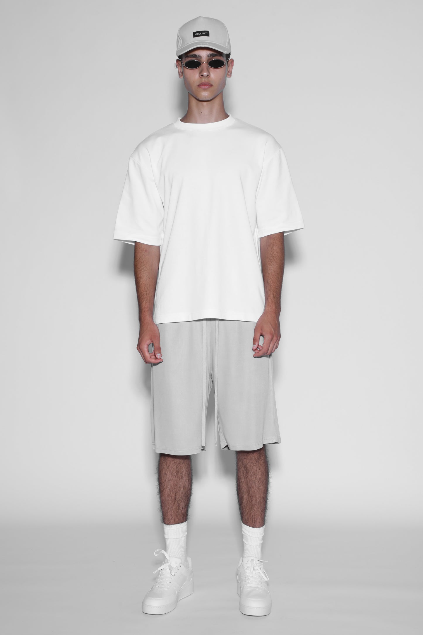 After party beige shorts