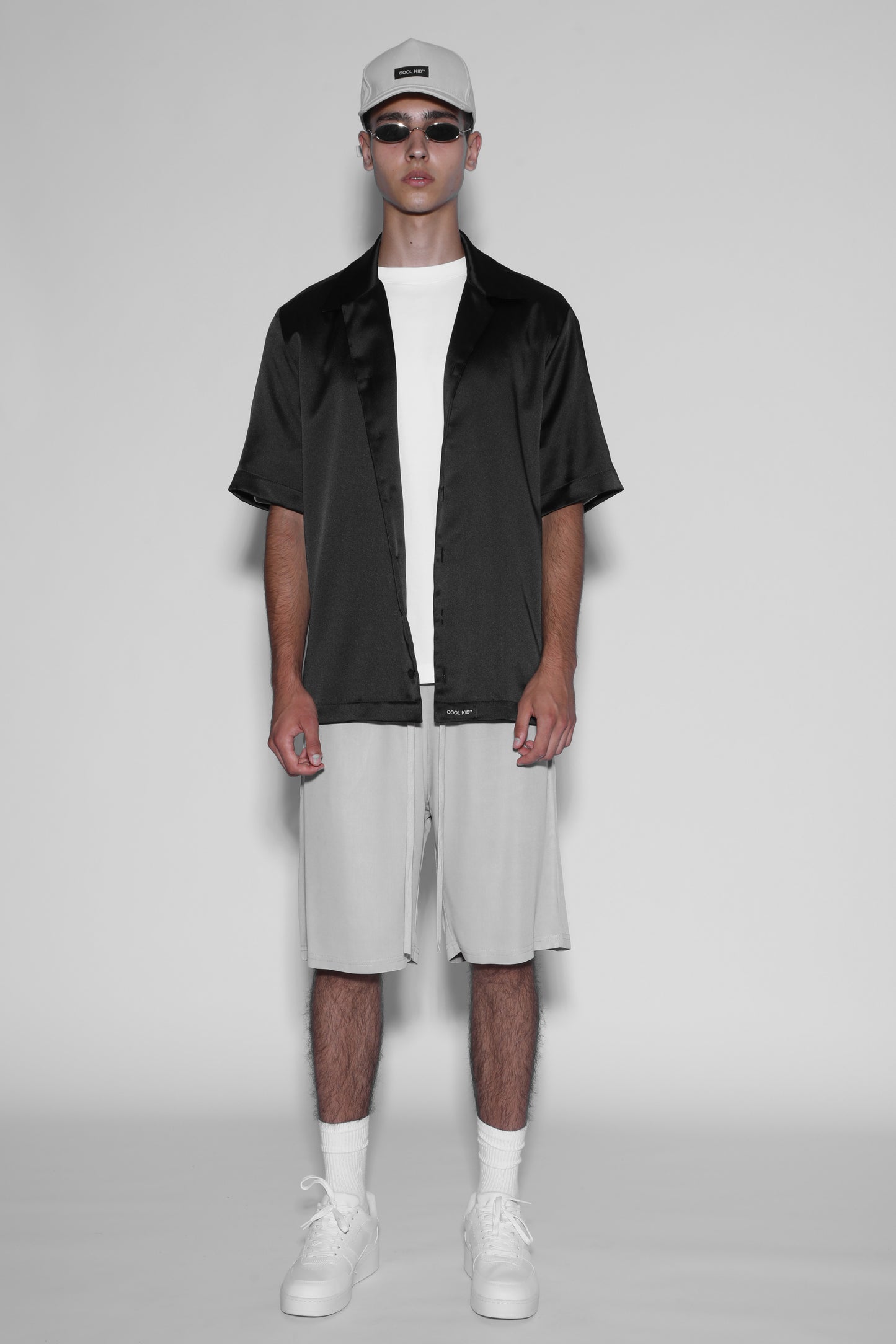 After party beige shorts