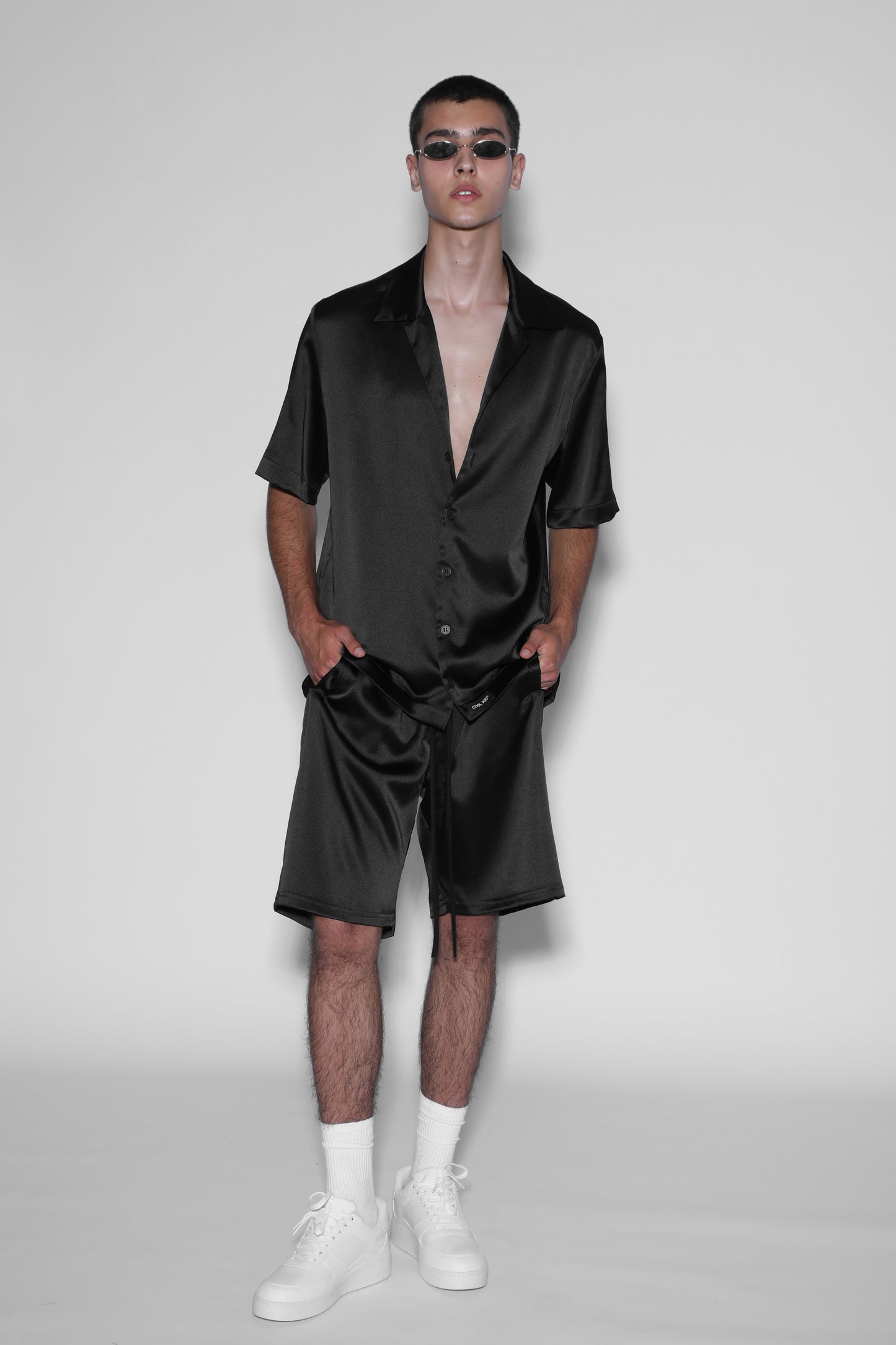 After party black shorts