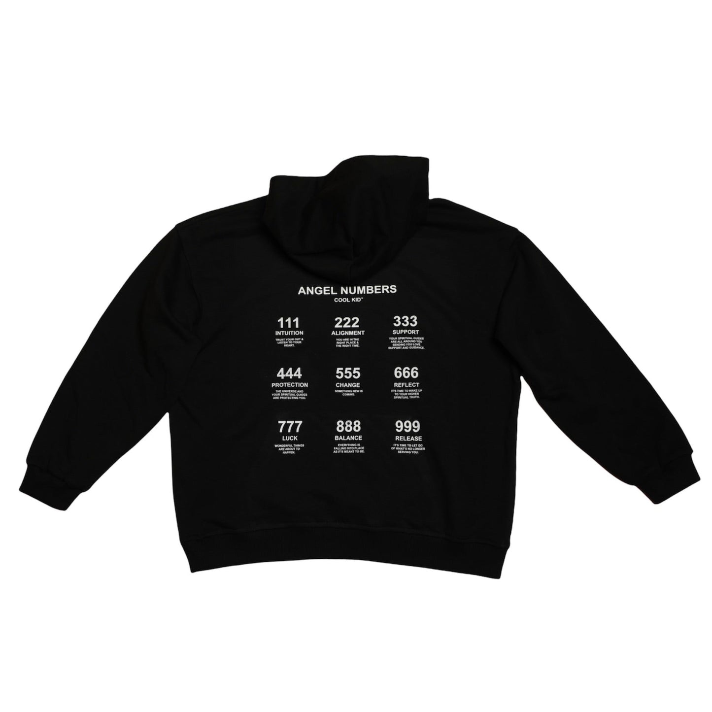 Angel number hoodie