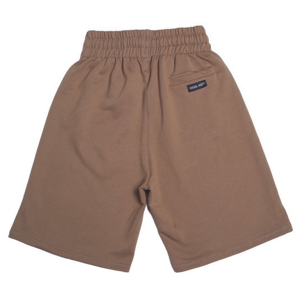 ALL DAY BROWN SHORTS