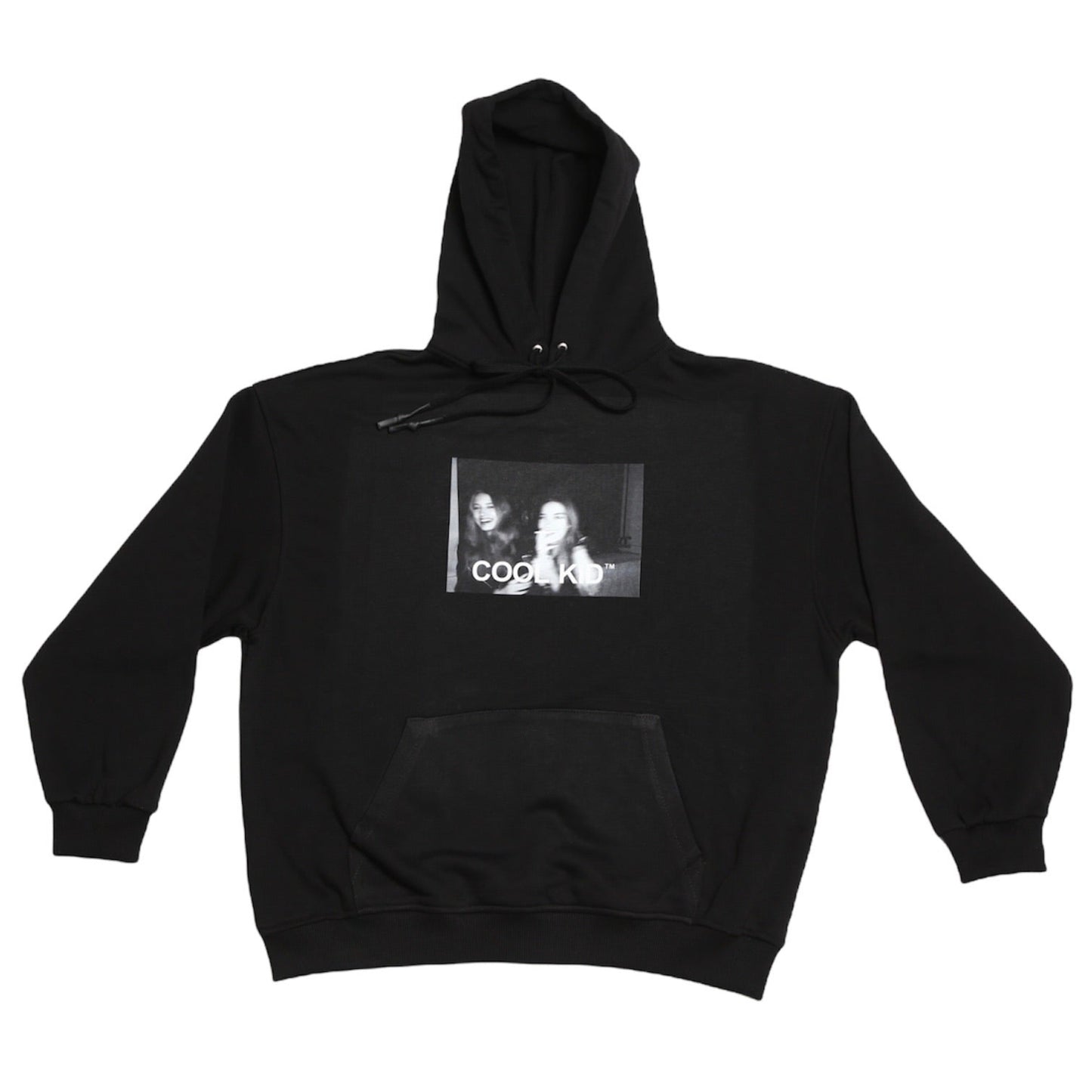 She and her hoodie