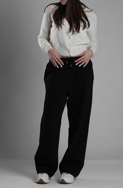 Black Loose Fit Sweatpants