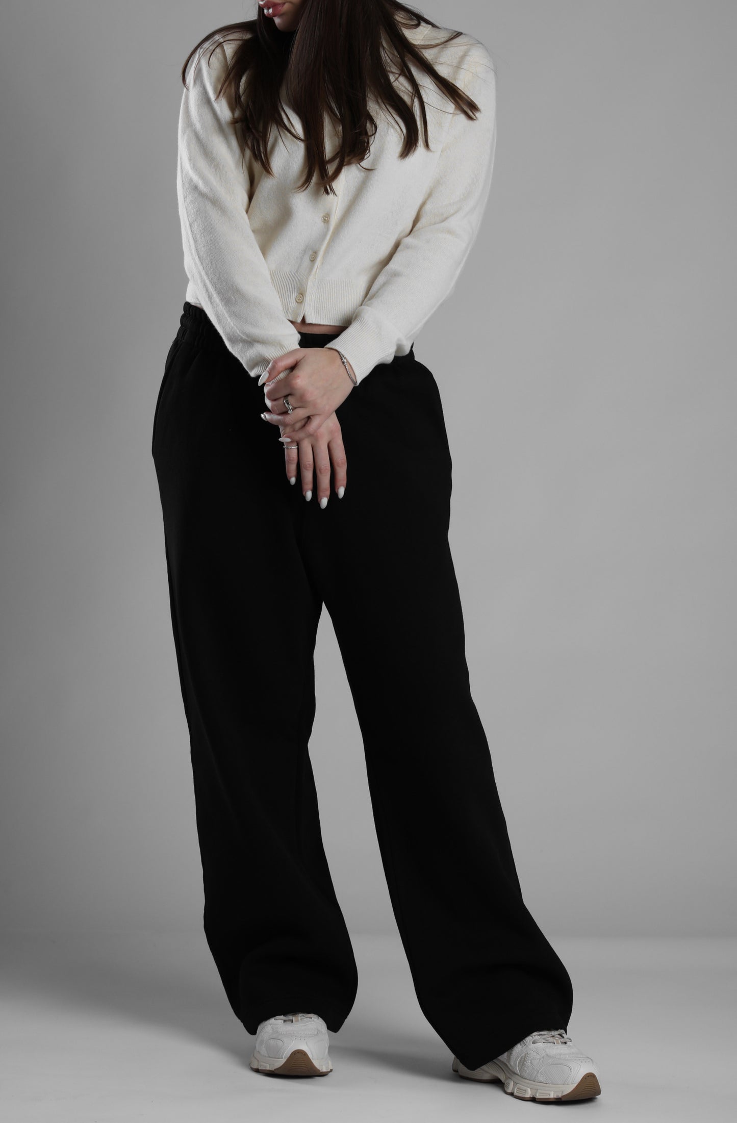 Black Loose Fit Sweatpants