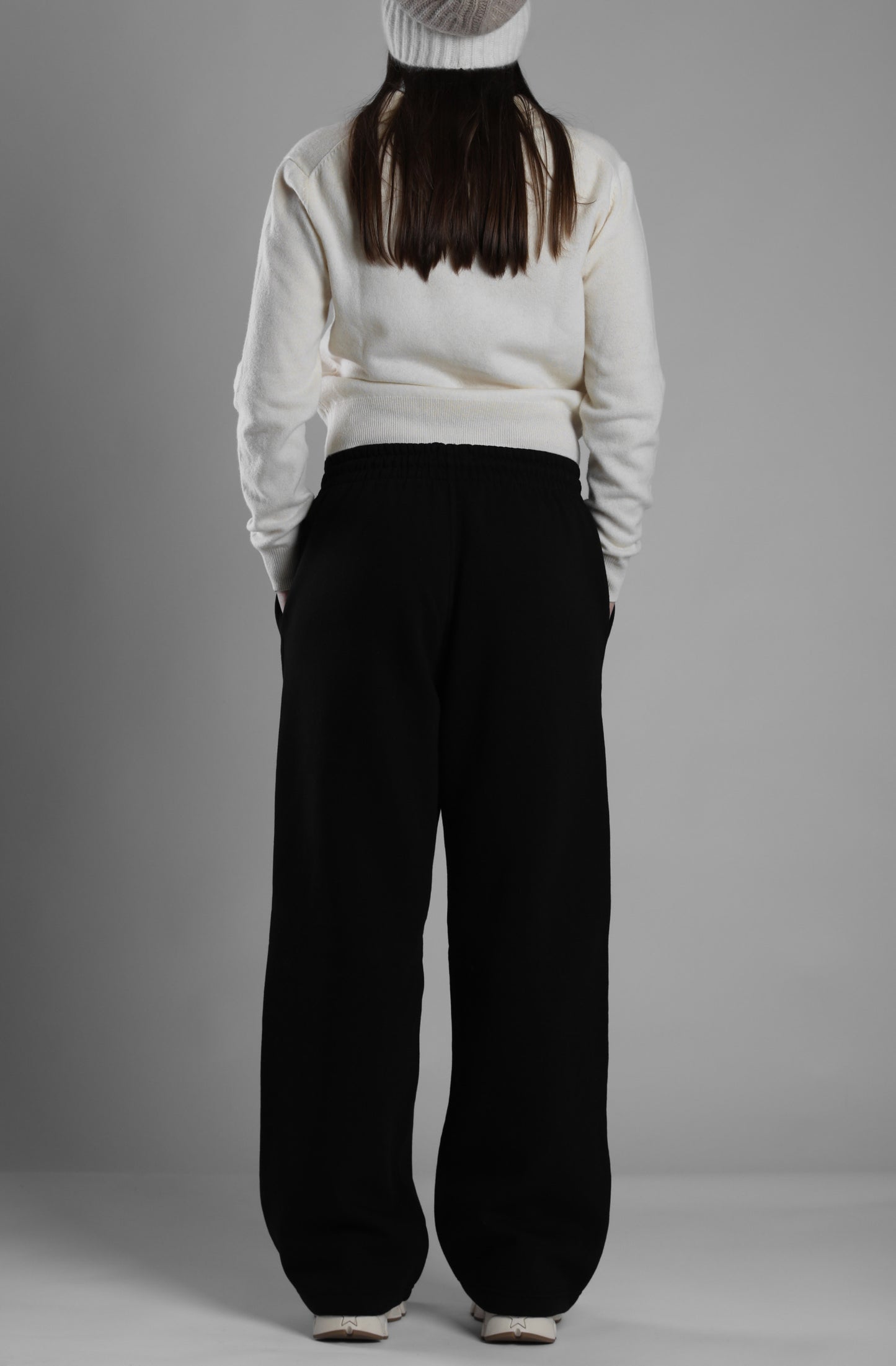 Black Loose Fit Sweatpants