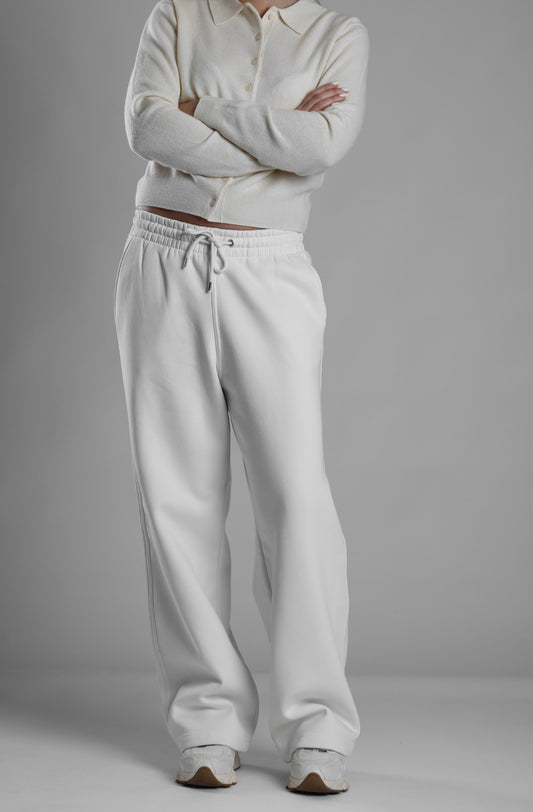 Beige Loose Fit Sweatpants