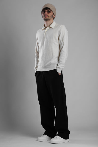 Black Loose Fit Sweatpants