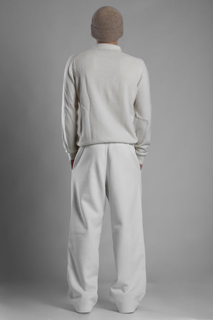 Beige Loose Fit Sweatpants