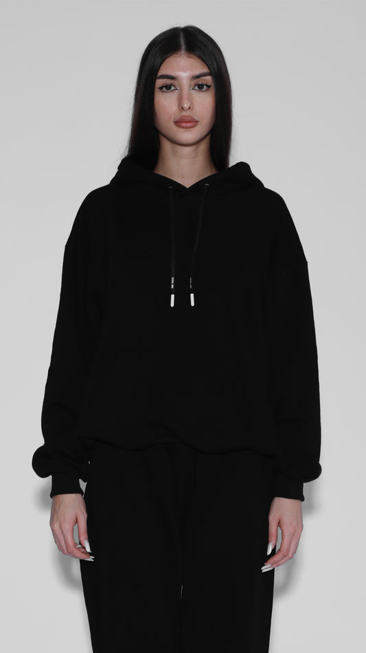 logo laces hoodie